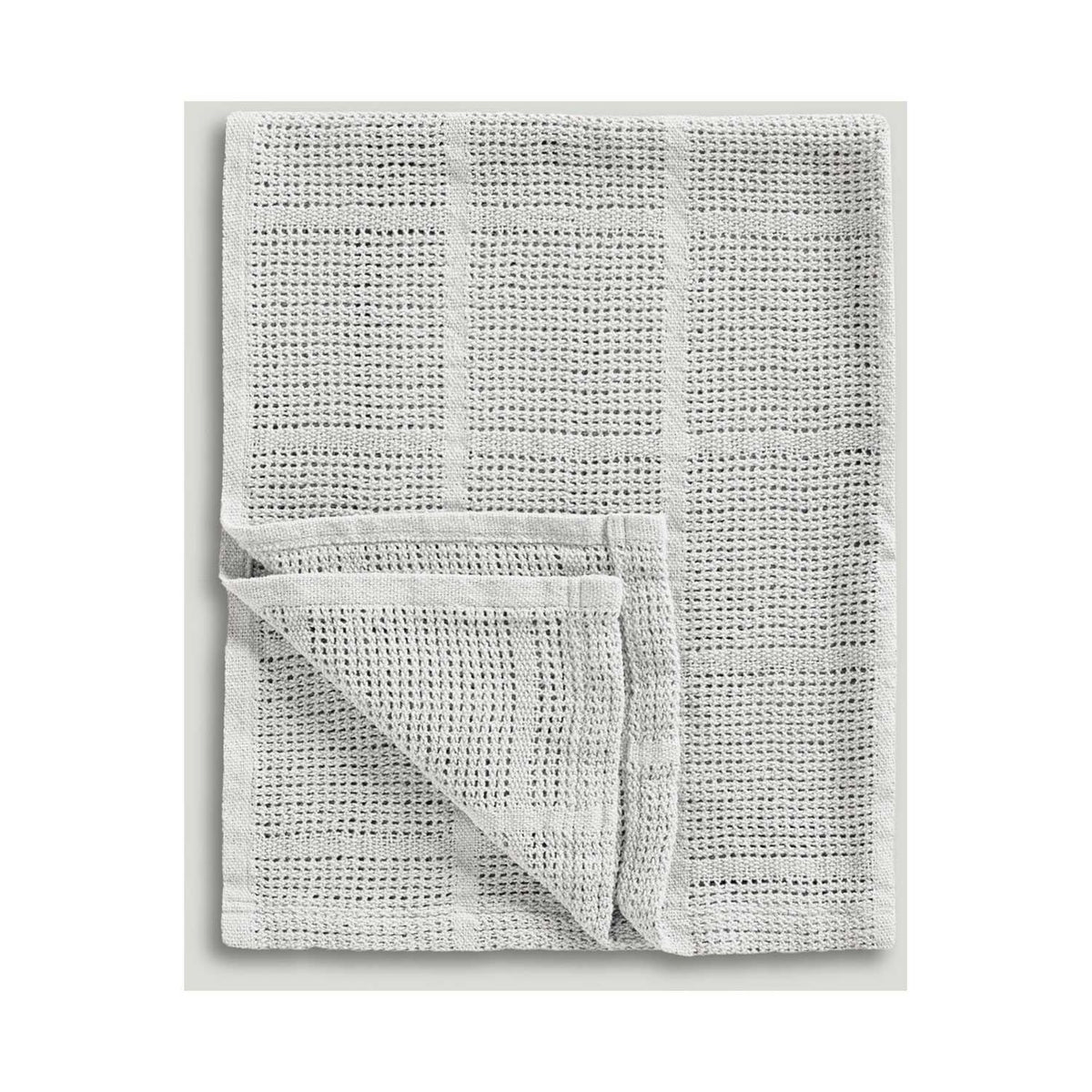 Mothercare Essentials Grey Moses Basket Blanket 70x90cm, imported from the UK