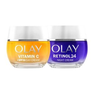 Olay Vitamin C and Retinol 24 creams bundle, imported from the UK