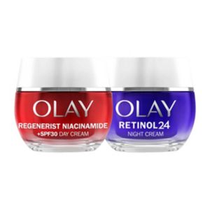 Olay Regenerist Day Night Cream Bundle 50ml, imported from the UK
