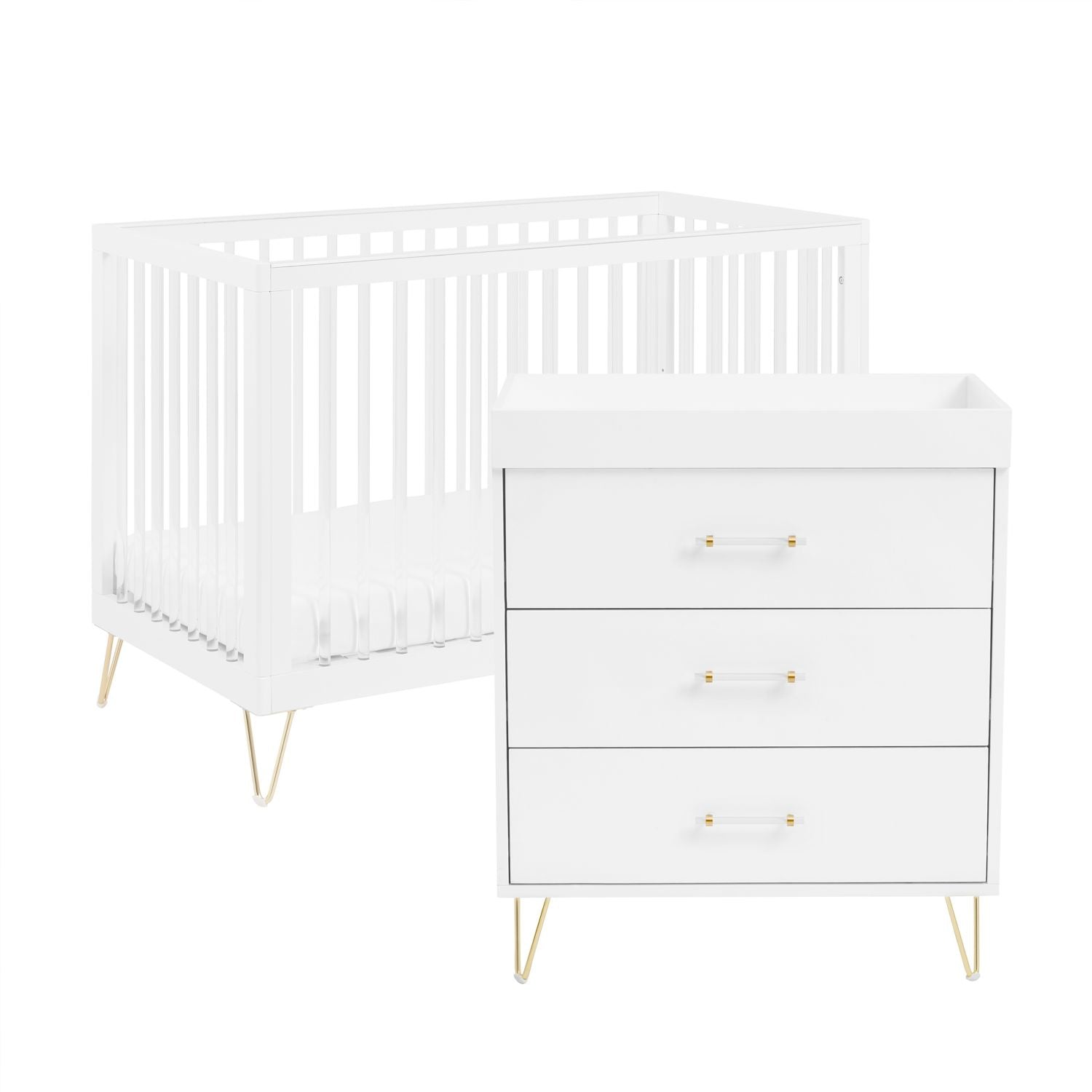 Babymore Kimi Acrylic Nursery 2 Piece Set - British product