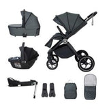 Babymore Kai Travel System with Base Forest Grey - British product