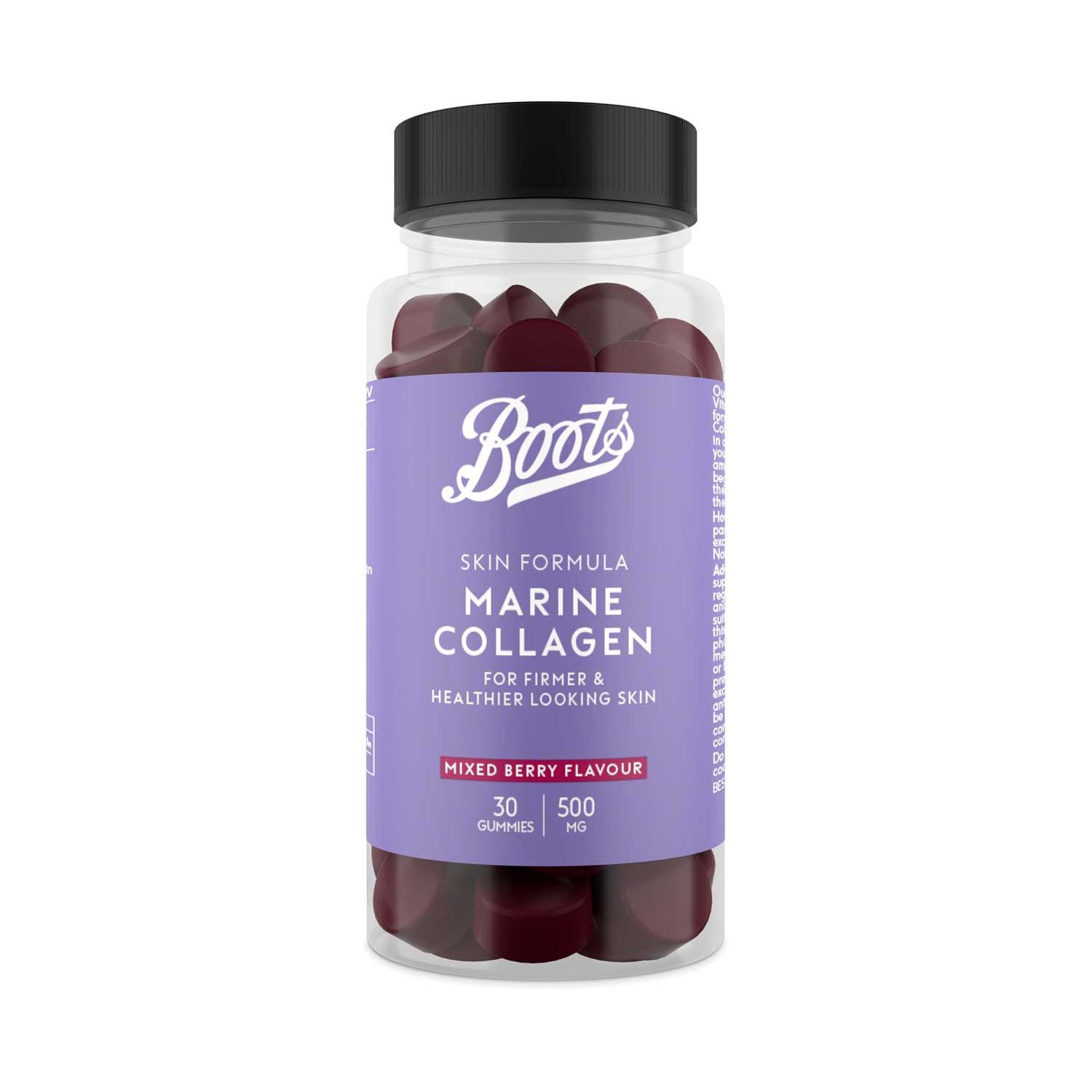 Boots marine collagen gummies 30 count, imported from the UK