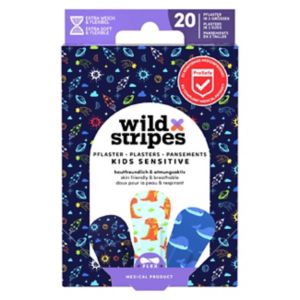 Wild Stripes Kids Space Plasters 20s (British brand)
