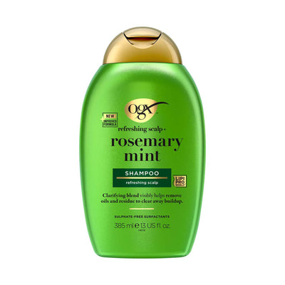 Boots OGX Clarifying Strength Rosemary Mint Hair Shampoo 385ml- Buy online at McGrocer
