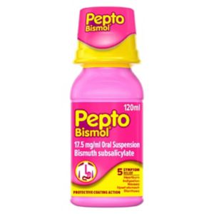 Pepto-Bismol Oral Suspension 17.5mg/ml 120ml Relief Medicine