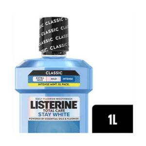 Boots Listerine Total Care Stay White Arctic Mint Munnskyll 1L- Kjøp online på McGrocer