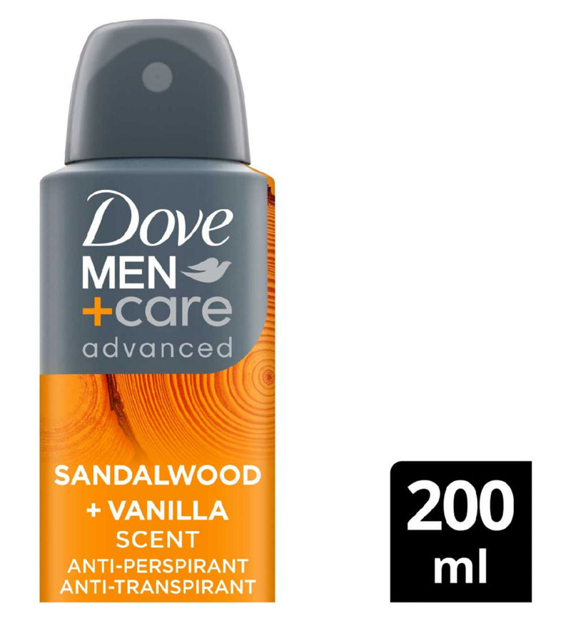 Dove Men+Care deodorant spray Sandalwood+Vanilla 200ml - British product