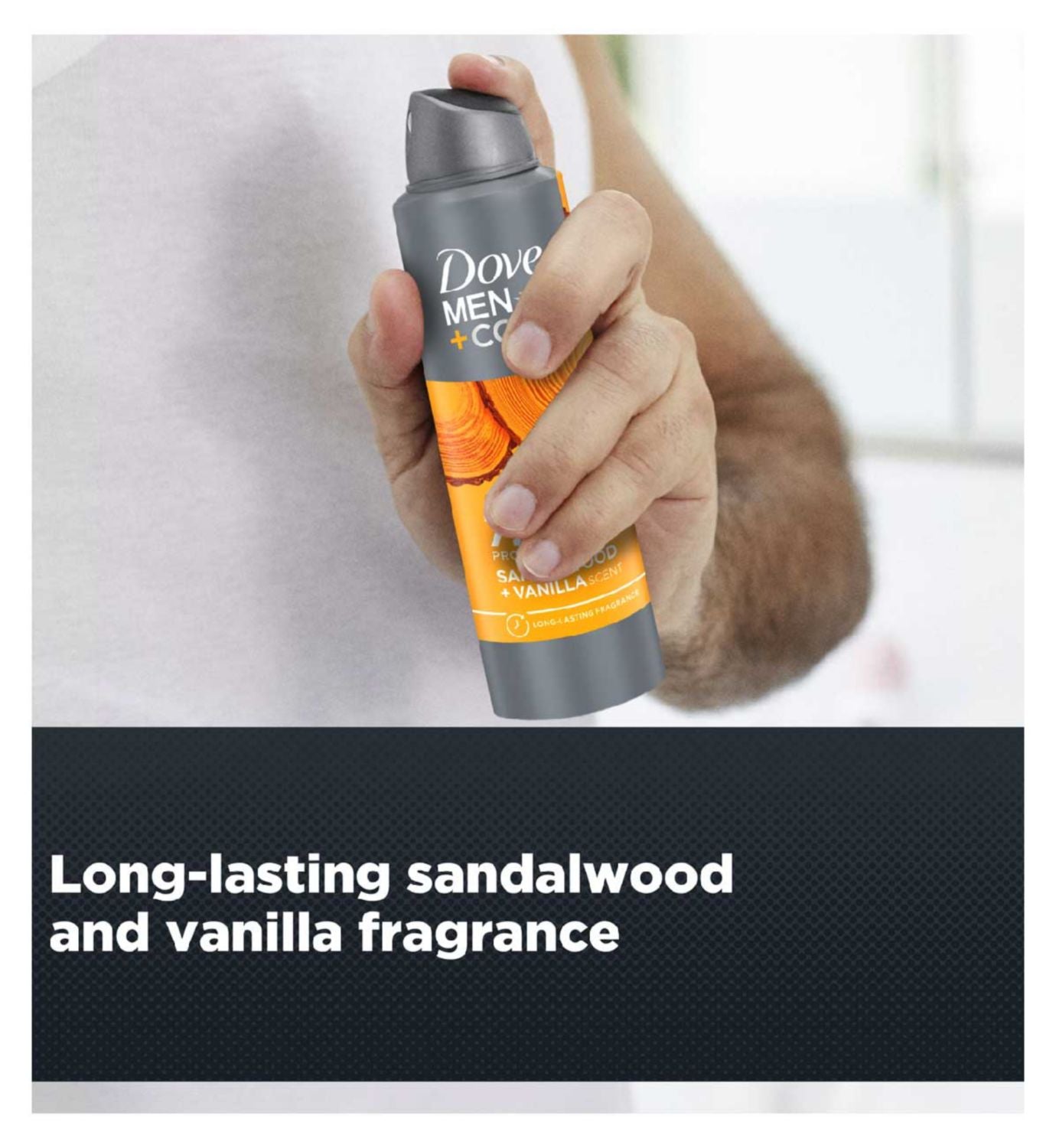 Dove Men+Care deodorant spray Sandalwood+Vanilla 200ml - British product