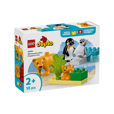 LEGO DUPLO Wild Animal Families Penguins Lions 10442 Building Set