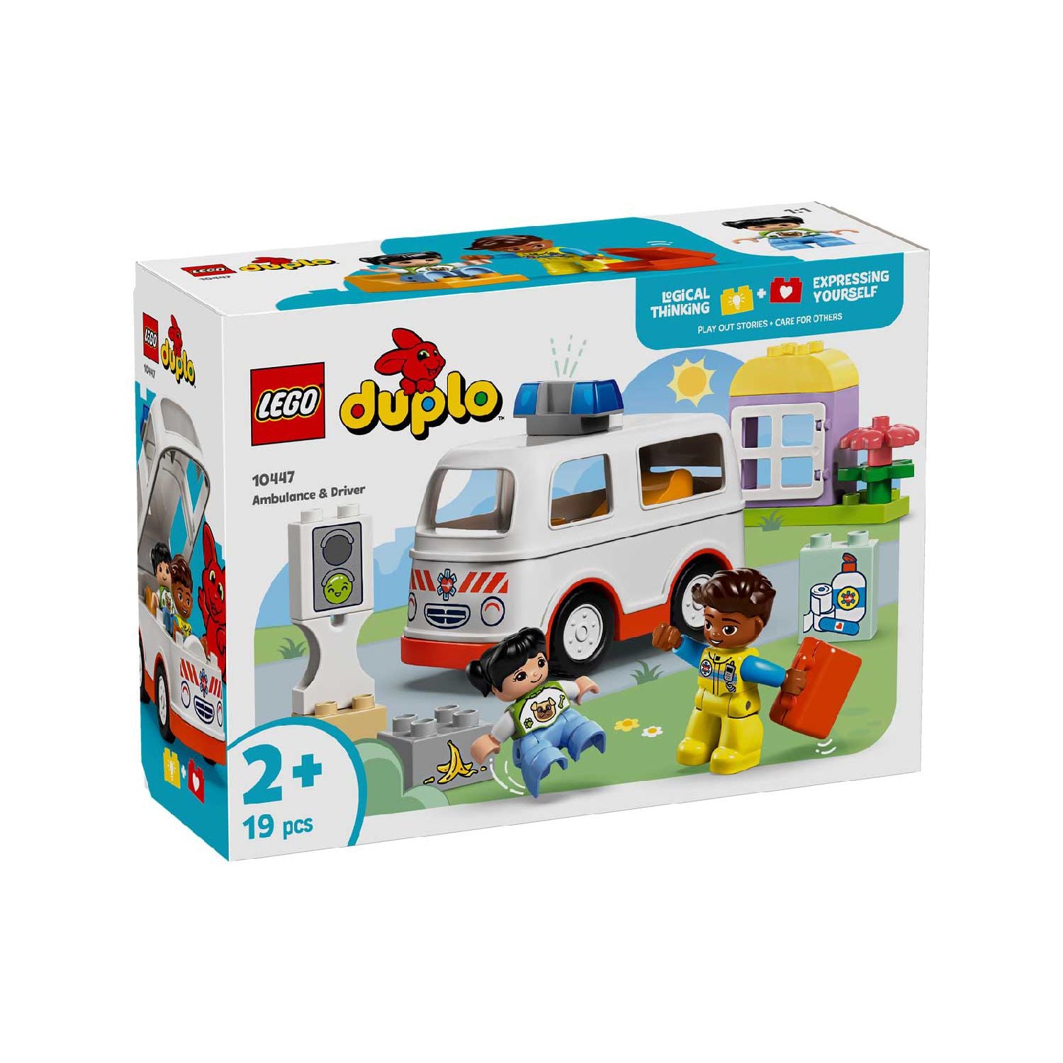 LEGO DUPLO Ambulance & Driver building toy (British brand)