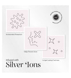 Silver Cloud pink Fluffy Satin Sleep Eye Mask (British brand)