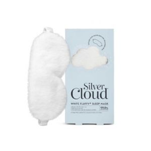 Boots Silver Cloud White Fluffy Satin Sleep Eye Mask- Buy online at McGrocer