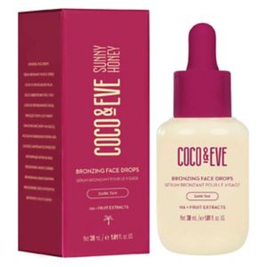 Boots Coco & Eve Sunny Honey Bronzing Face Drops Dark 30ml- Buy online at McGrocer
