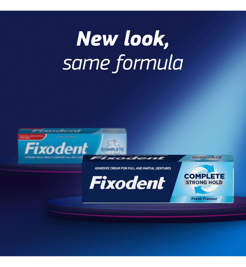 Fixodent denture adhesive fresh flavour 47g - British product