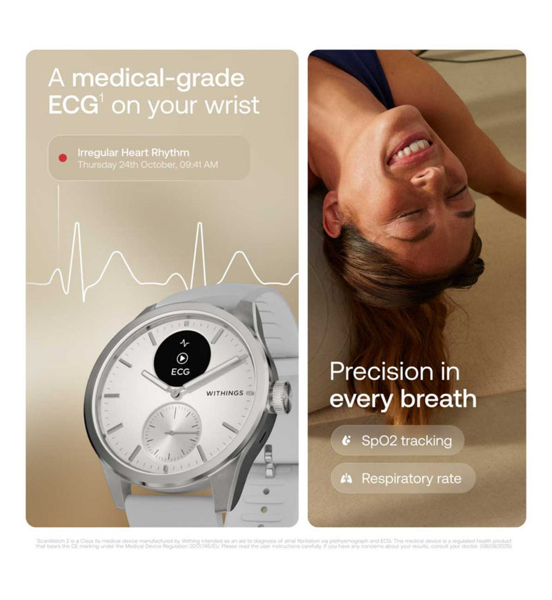 Withings Scanwatch 2 White 42mm - British product