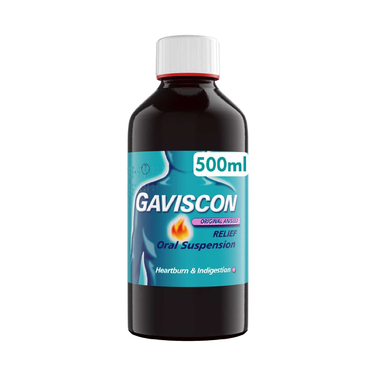 Gaviscon original aniseed oral suspension 500ml - British product