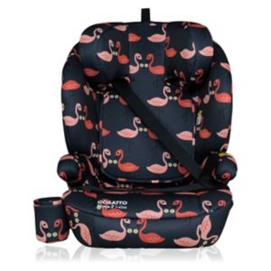 Cosatto Ninja 2 i-Size høyryggsete med beltestol, pen flamingo