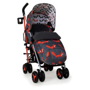 Boots Cosatto Supa 3 Stroller Charcoal Mister Fox Lightweight Pushchair- Buy online at McGrocer