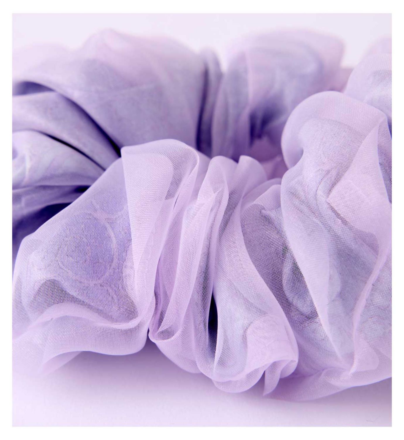 Boots large purple scrunchie, imported from the UK