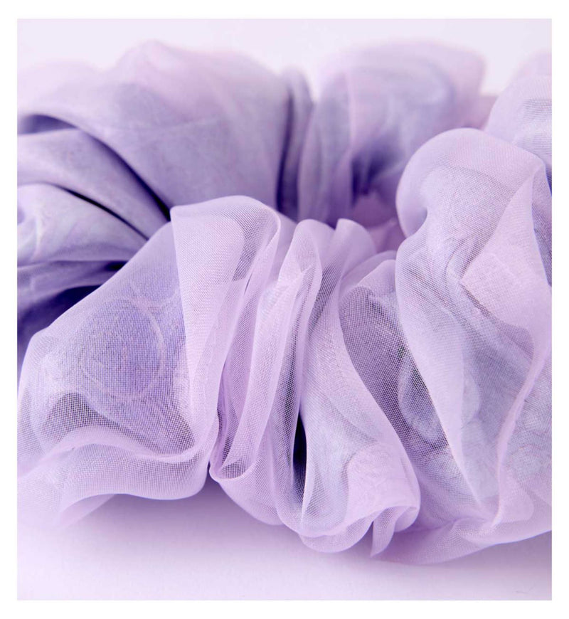Boots large purple scrunchie, imported from the UK