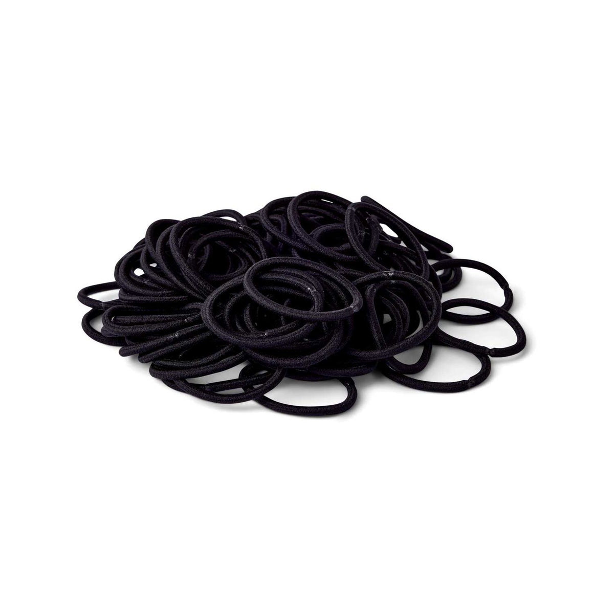 Boots thick ponybands black pack of 100 (British brand)