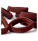 Boots textured hair pony bands brown 10s, imported from the UK