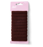 Boots textured hair pony bands brown 10s, imported from the UK
