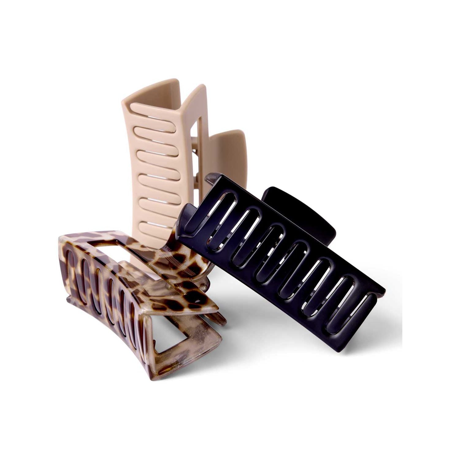 Boots jaw clips mix 3 pack, imported from the UK