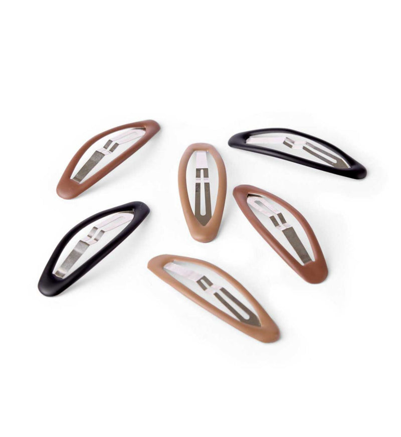 Boots hair snap clips 6pk, imported from the UK