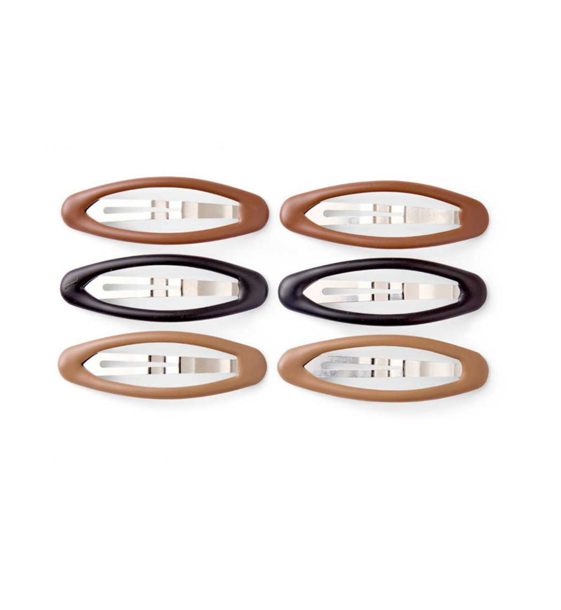 Boots hair snap clips 6pk, imported from the UK