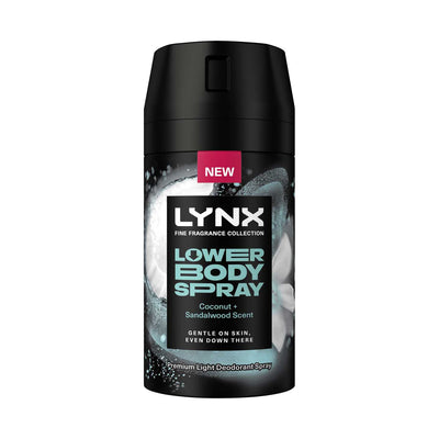 Boots Lynx Coconut + Sandalwood Lower Body Spray Fine Fragrance 100ml- Buy online at McGrocer