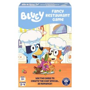 Orchard Toys Bluey Fancy Restaurant game, imported from the UK.