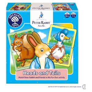 Orchard Toys Peter Rabbit Heads and Tails game, imported from the UK