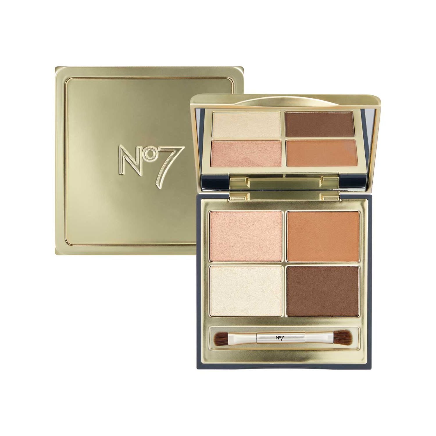 No7 Pro Artist Eyeshadow Palette Lights Camera Action 7.68g imported from the UK