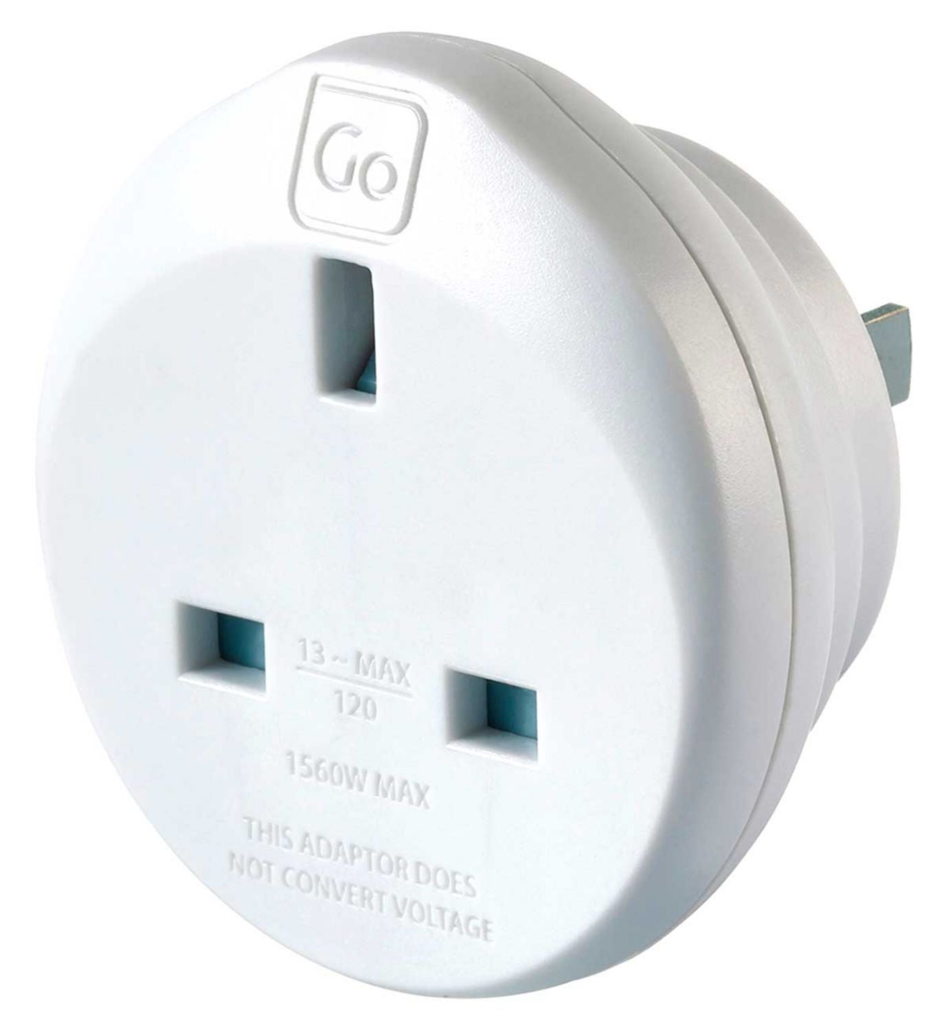 Go Travel UK-USA twin adaptor set, imported from the UK