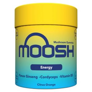 Moosh Mushroom Gummies Energy Citrus Orange 60 Count