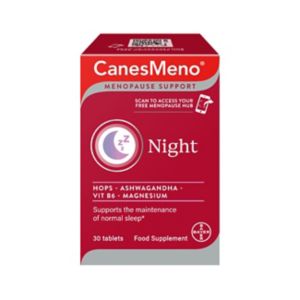 Boots CanesMeno Menopause Support Natt Tablett 30 stk Kosttilskudd - Kjøp online hos McGrocer