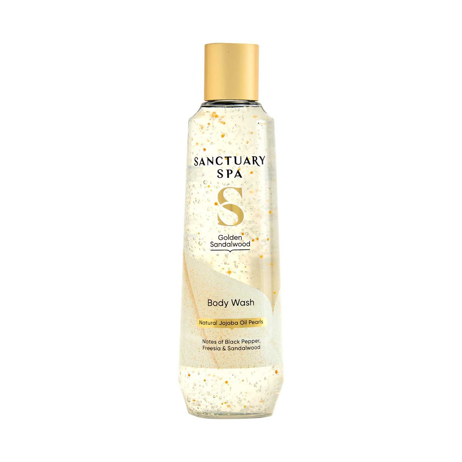 Sanctuary Spa golden sandalwood body wash 250ml, UK version