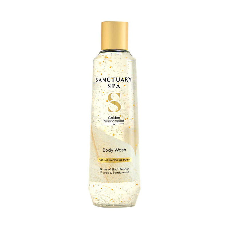 Sanctuary Spa golden sandalwood body wash 250ml, UK version