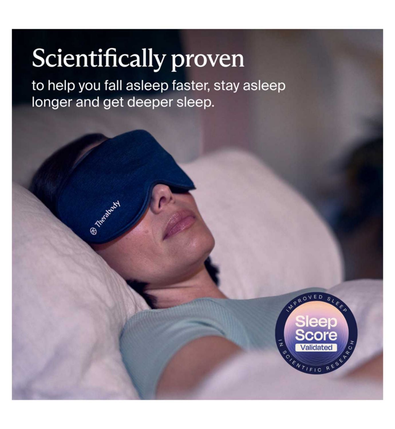 Therabody SleepMask blackout sleep mask - British product