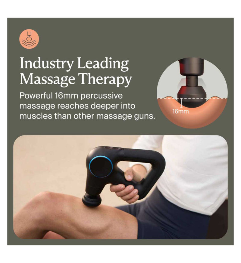 Therabody Theragun Prime Plus massage gun with heat attachment, UK version