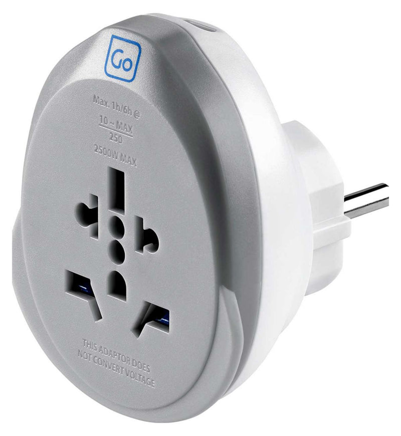 Go Travel EU USB-C adaptor 25w fast charger (British brand)