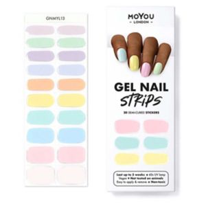 MoYou London Gel Nail Strip Pastel Sweets Pakke med 20 Manikyrsett
