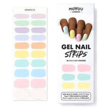 MoYou London Gel Nail Strip Pastel Sweets, imported from the UK