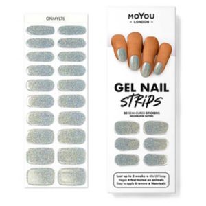 MoYou London Gel Nail Strips To Glam 20, imported from the UK