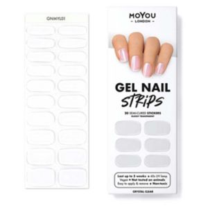 MoYou London Gel Nail Strips Crystal Clear Neglepleie