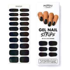 MoYou London Gel Nail Strips Magic Cocoa 20 Strips, imported from the UK