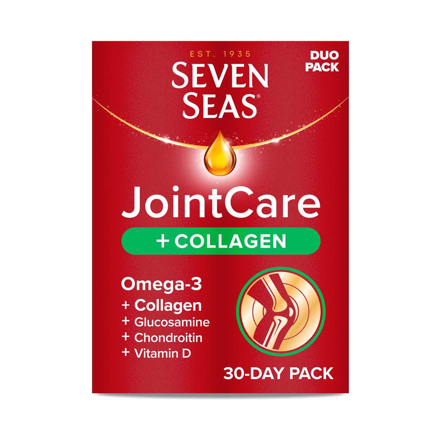 Seven Seas JointCare + COLLAGEN 30-day pack, UK version