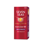 Seven Seas Cod Liver Oil Max Strength 450ml, imported from the UK