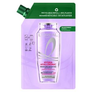 L'Oreal Paris Elvive Hydra Hyaluronic Shampoo Refill Pouch 500ml